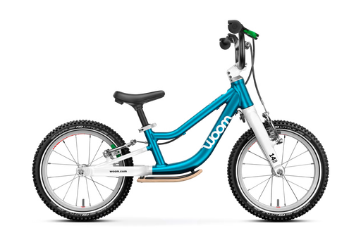 Shop Woom GO 1 Plus Balance Bike, Metallic Blue at GoodBuy Gear