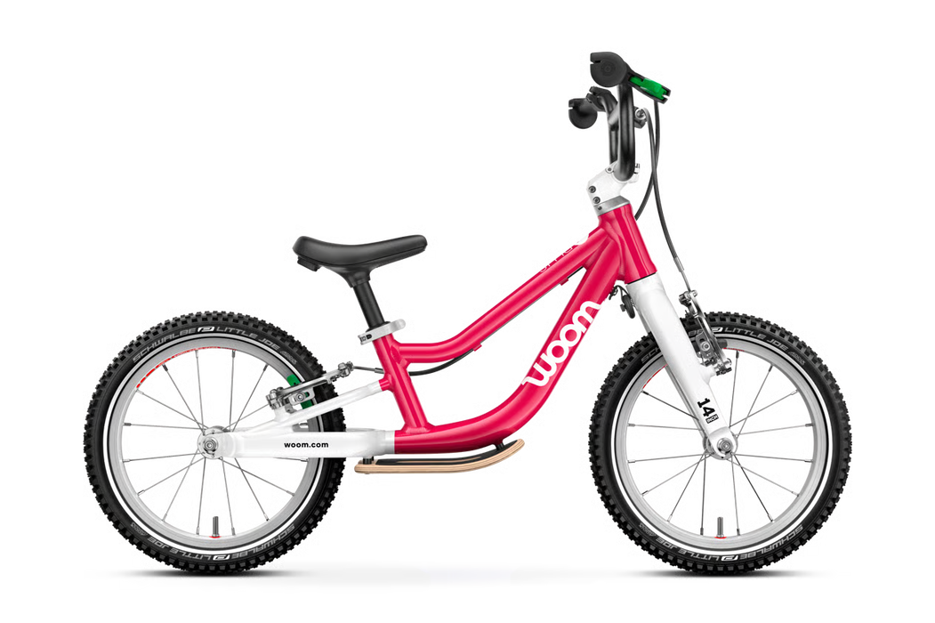 Shop Woom GO 1 Plus Balance Bike, Hot Pink at GoodBuy Gear