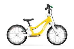 Shop Woom GO 1 Plus Balance Bike, Vibrant yellow at GoodBuy Gear