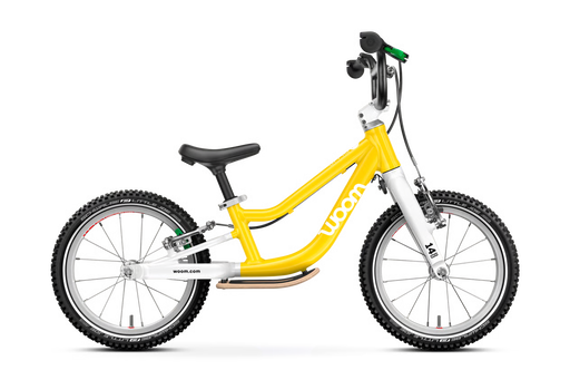 Shop Woom GO 1 Plus Balance Bike, Vibrant yellow at GoodBuy Gear