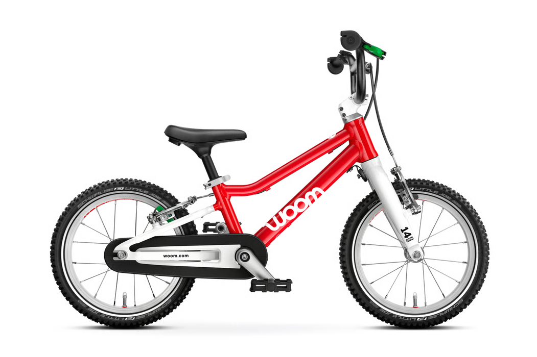 Shop Woom GO 2 Bike- 14”, Woom Red at GoodBuy Gear