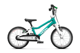 Shop Woom GO 2 Bike- 14”, Metallic turquoise at GoodBuy Gear