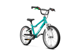 Shop Woom GO 3 Bike "16, Base Model, Metallic turquoise at GoodBuy Gear