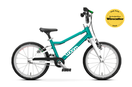 Shop Woom GO 3 Bike "16, Base Model, Metallic turquoise at GoodBuy Gear