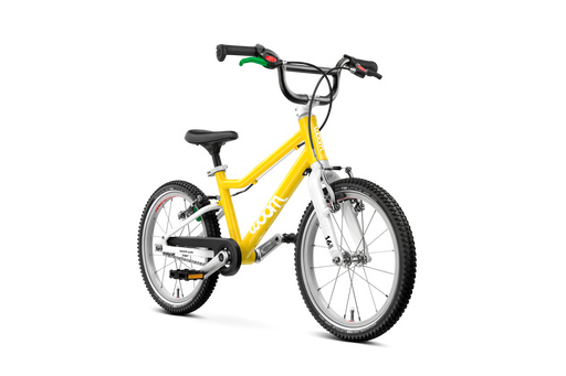 Shop Woom GO 3 Bike "16, Base Model, Vibrant yellow at GoodBuy Gear