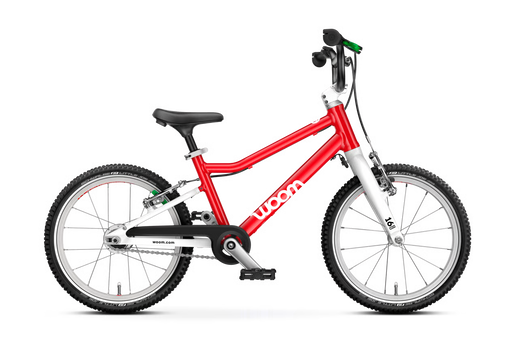 Shop Woom GO 3 Bike "16, AUTOMAGIC, Woom Red at GoodBuy Gear