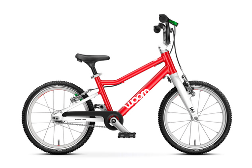 Shop Woom GO 3 Bike "16, AUTOMAGIC, Woom Red at GoodBuy Gear