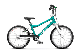 Shop Woom GO 3 Bike "16, AUTOMAGIC, Metallic turquoise at GoodBuy Gear