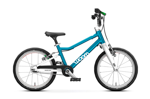 Shop Woom GO 3 Bike "16, Base Model, Metallic Blue at GoodBuy Gear