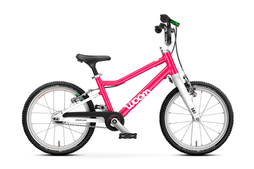 Shop Woom GO 3 Bike "16, AUTOMAGIC, Hot Pink at GoodBuy Gear