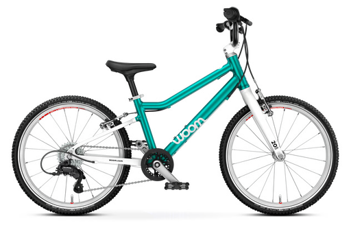 Shop Woom GO 4 Bike 20", Metallic turquoise at GoodBuy Gear