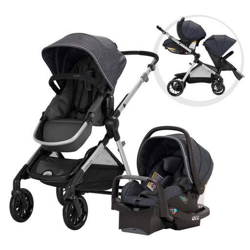 Evenflo Pivot Xpand Modular Travel System, 2022, Roan