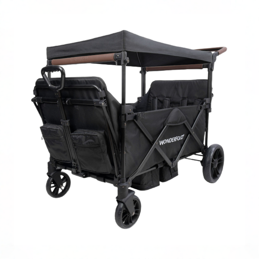 Shop Wonderfold X4R Stroller Wagon, 2025, Black at GoodBuy Gear