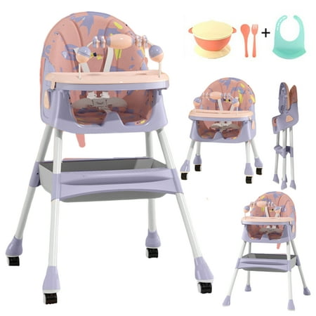 Shop HAOUUCYIN 4-in-1 Baby High Chair, Purple at GoodBuy Gear