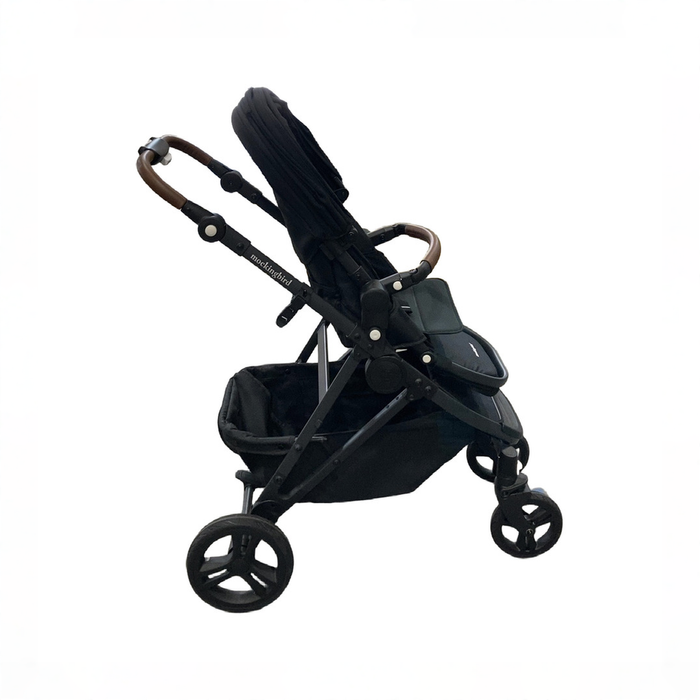 Shop Mockingbird Single 3.0 Stroller, 2025, Black Windowpane, Charcoal with Penny Leather at GoodBuy Gear