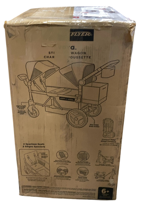 Shop Radio Flyer Voya Stroller Wagon, Gray at GoodBuy Gear