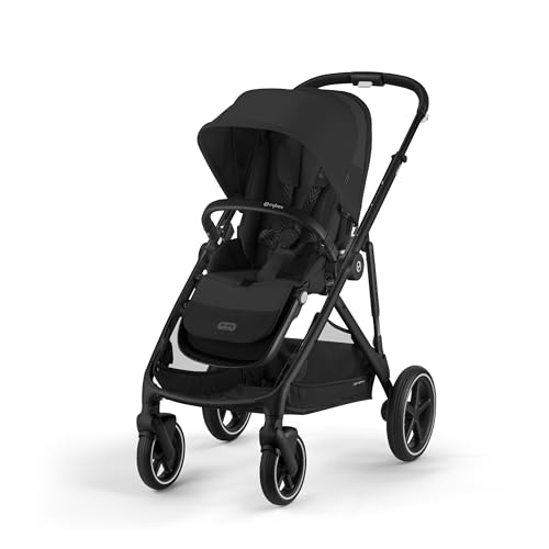 Shop Cybex Gazelle S Modular Stroller, Moon Black, Black Frame, 2025 at GoodBuy Gear