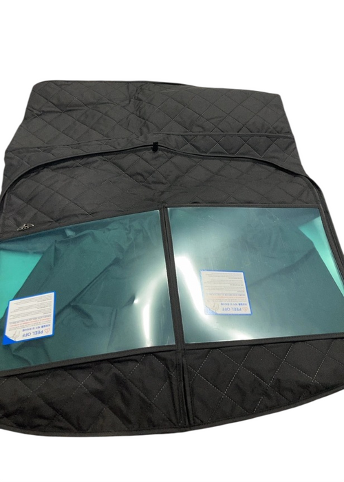 Shop Manito Melange Twin/Double Stroller Weather Shield/Stroller Cover, Padded Black at GoodBuy Gear