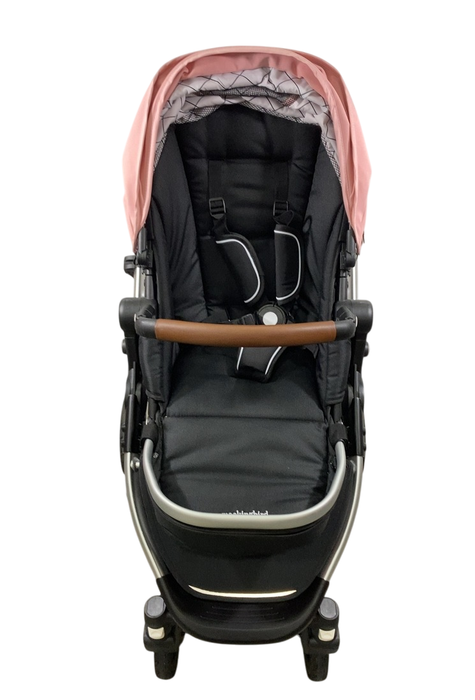 Shop Mockingbird Single 2.0 Stroller, 2025, Bloom, Silver With Penny Leather, Windowpane at GoodBuy Gear