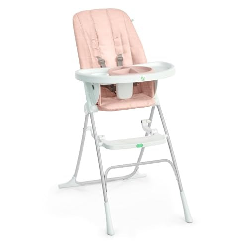 Shop Ingenuity Sun Valley Compact Folding High Chair, Pink at GoodBuy Gear