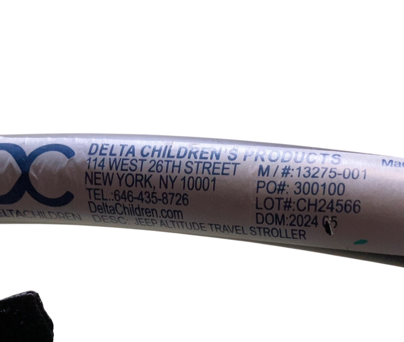 Shop Delta Children Jeep Altitude Compact Travel Stroller, 2024, Black at GoodBuy Gear