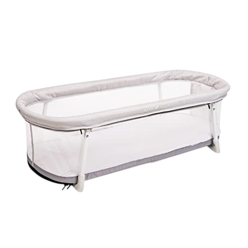 Shop Baby Delight Snuggle Nest Portable Infant Bassinet, Driftwood Grey at GoodBuy Gear