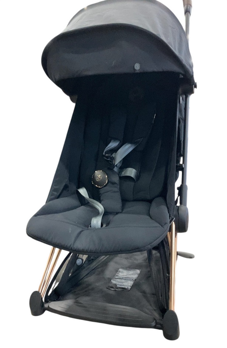 Shop Cybex Coya Stroller, 2023, Rose Gold, Sepia Black at GoodBuy Gear