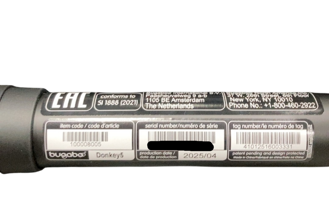 Shop Bugaboo Donkey 5 Mono Stroller, Midnight Black, Graphite, 2025, No Canopy at GoodBuy Gear