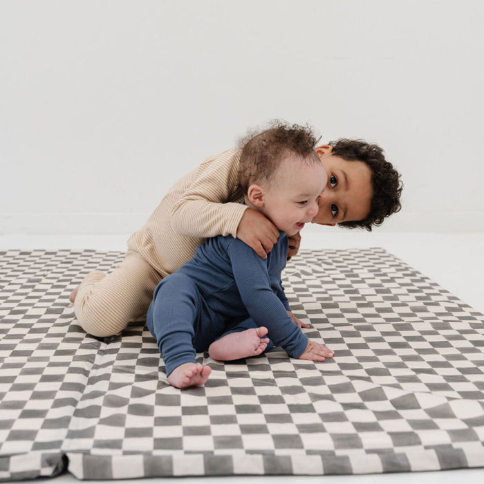 Toki Kids Checker Pepper Organic Cotton Mat