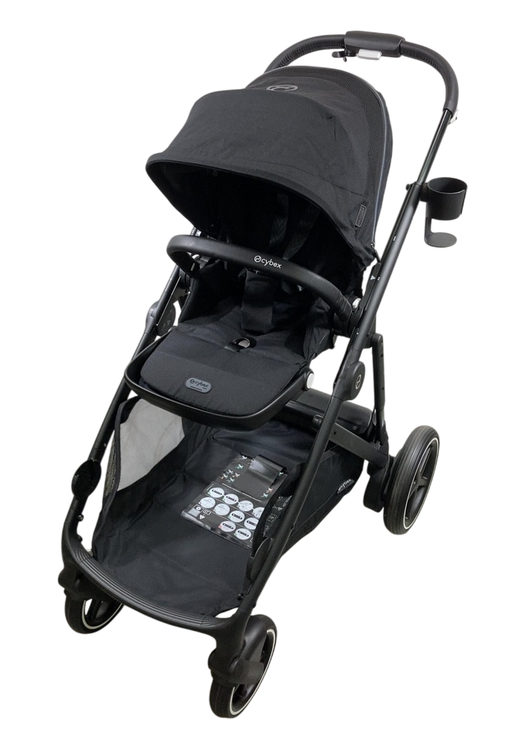 Shop Cybex e-Gazelle S Stroller, 2024, Black, Moon Black at GoodBuy Gear