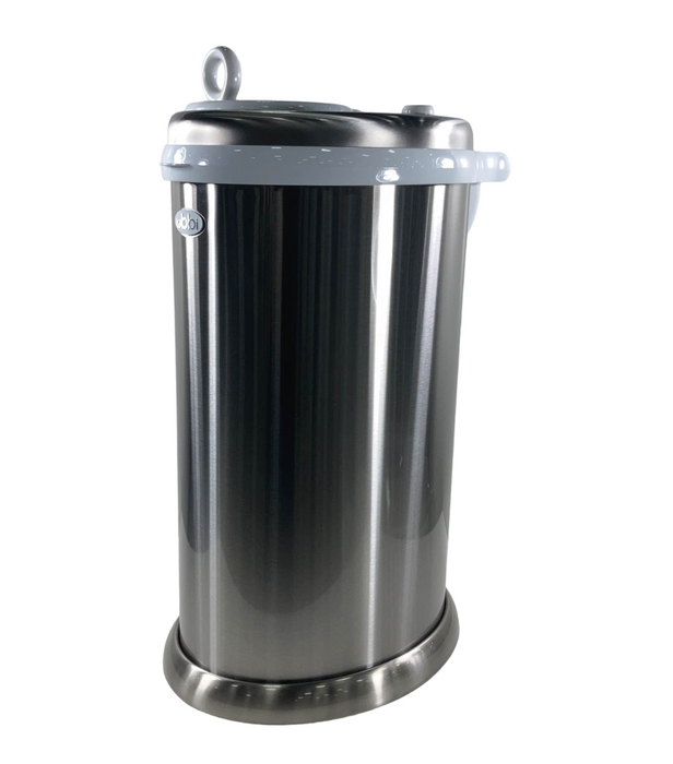 Ubbi Diaper Pail, Chrome