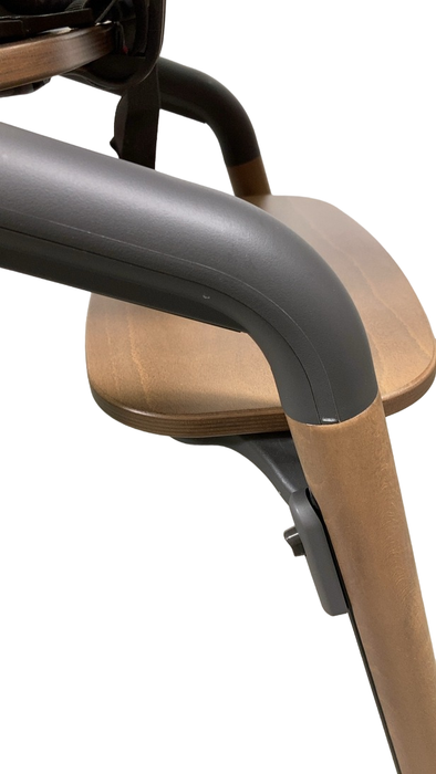 Shop Bugaboo Giraffe High Chair, w/ Grey Baby Set, Warm Wood/Grey at GoodBuy Gear