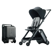 Shop TernX Carry On Luggage Stroller, 2025, Black/Grey at GoodBuy Gear