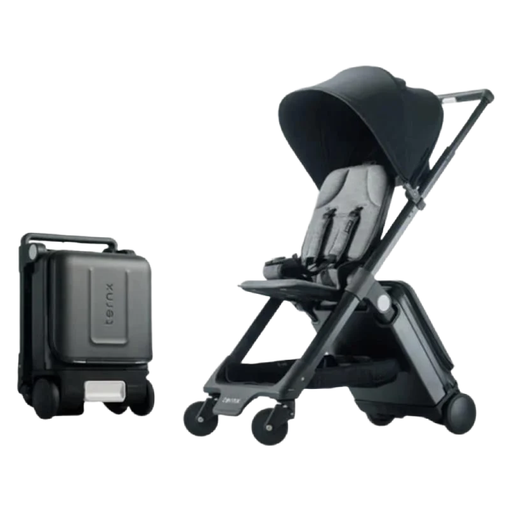 Shop TernX Carry On Luggage Stroller, 2025, Black/Grey at GoodBuy Gear