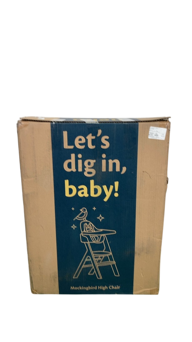 Shop Mockingbird High Chair, Natural Beech, White at GoodBuy Gear