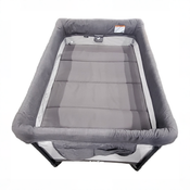 Shop Joie Sesame LX One-Hand Fold Playard with Bassinet & Folding Changer, Thunder at GoodBuy Gear