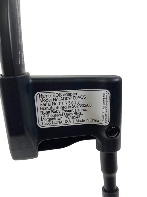 secondhand Nuna PIPA Car Seat Adapter For BOB Strollers