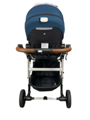 Shop Mockingbird Single to Double 2.0 Stroller, 2024, Sea, Silver With Penny Leather, Watercolor Drops at GoodBuy Gear