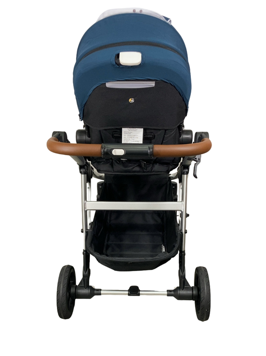 Shop Mockingbird Single to Double 2.0 Stroller, 2024, Sea, Silver With Penny Leather, Watercolor Drops at GoodBuy Gear