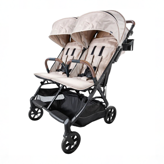 Shop Strolee V2 Double Stroller, 2025, Fawn at GoodBuy Gear