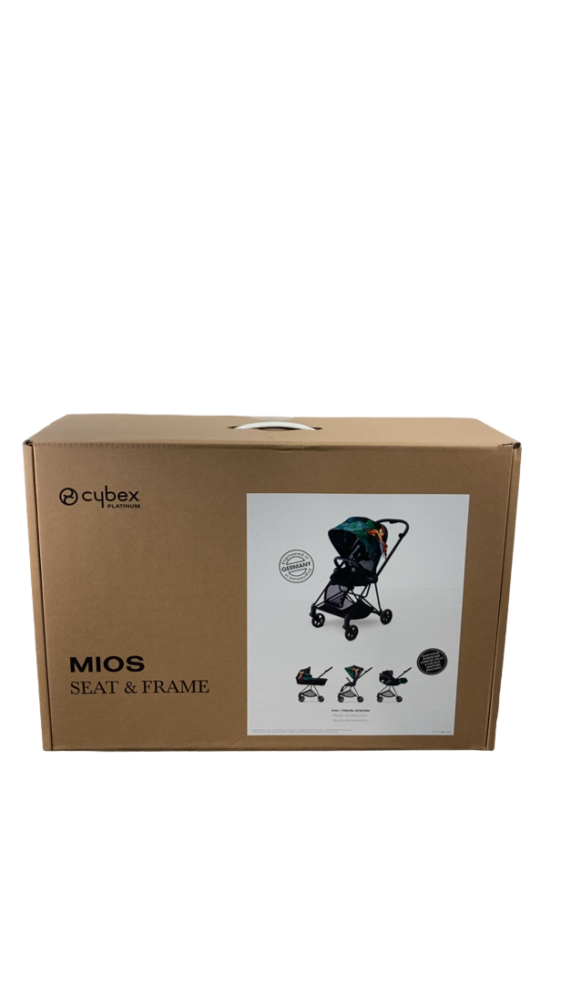 Cybex MIOS Stroller, 2017, Birds Of Paradise, Black