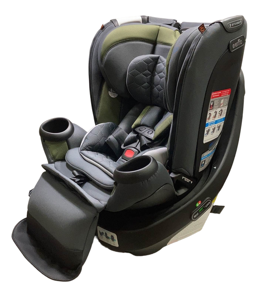 used Evenflo Revolve 360 Extend Rotational Convertible Car Seat, Rockland Green, 2023