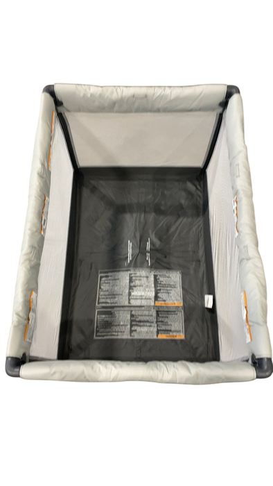 Shop Baby Trend Comet Quick-Fold Playard with Hanging Bassinet, Gray at GoodBuy Gear