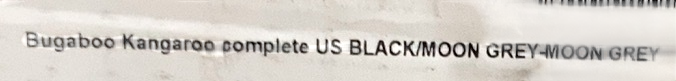 Shop Bugaboo Kangaroo Single To Double Stroller, Black, 2025, Moon Grey, Moon Grey at GoodBuy Gear