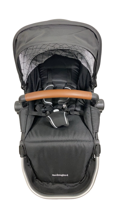 Shop Mockingbird 2nd Seat Kit 2.0, Black, Windowpane, Silver With Penny Leather at GoodBuy Gear