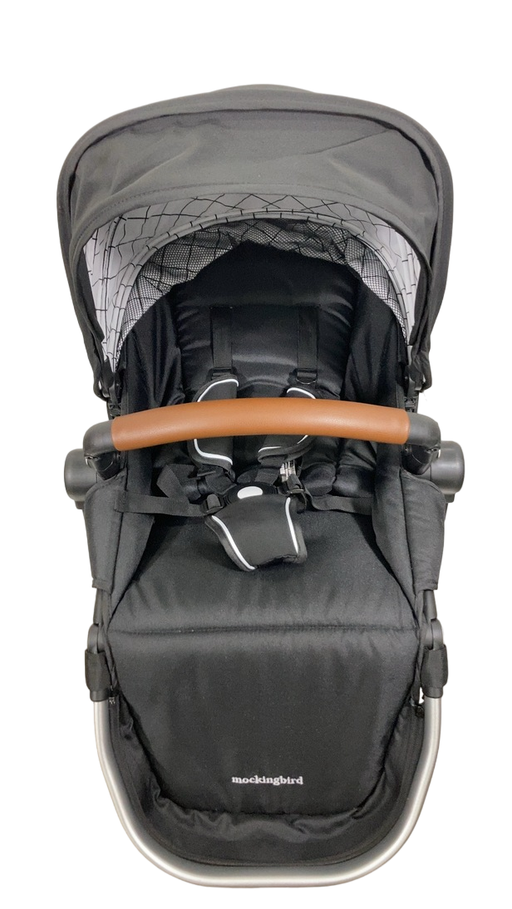 Shop Mockingbird 2nd Seat Kit 2.0, Black, Windowpane, Silver With Penny Leather at GoodBuy Gear