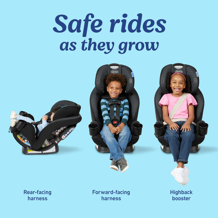 Graco TrioGrow SnugLock 3-in-1 Car Seat, 2024, Aria