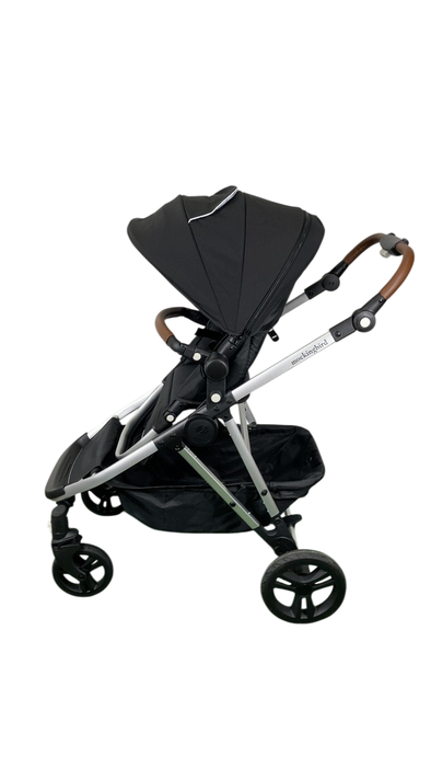 Shop Mockingbird Single to Double 2.0 Stroller, 2025, Black, Silver With Penny Leather, Windowpane at GoodBuy Gear