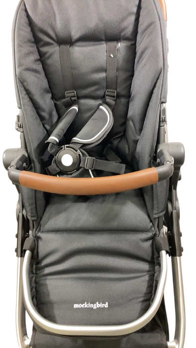 Shop Mockingbird Single to Double 2.0 Stroller, 2024, No Canopy, No Canopy, Silver With Penny Leather at GoodBuy Gear