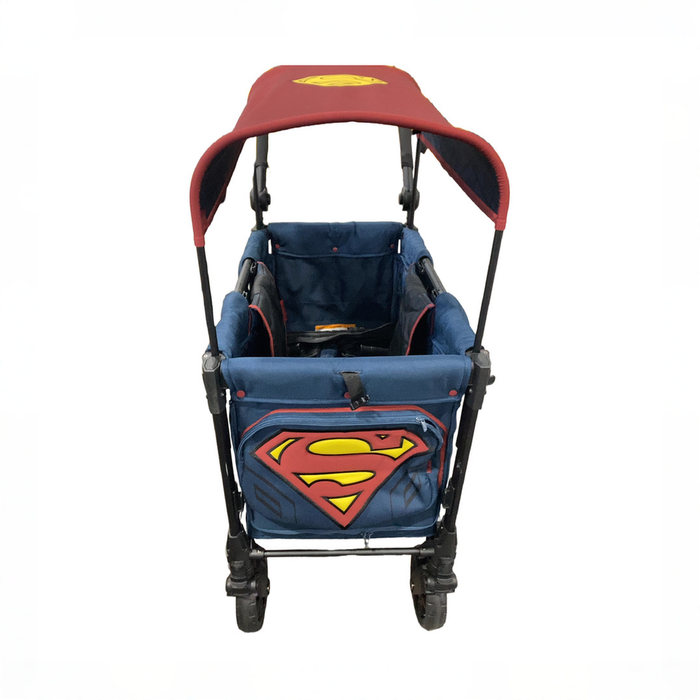 Shop DRAFT - Wonderfold W2 Elite Pro Stroller Wagon, 2025, Blue,red, yellow, Superman at GoodBuy Gear